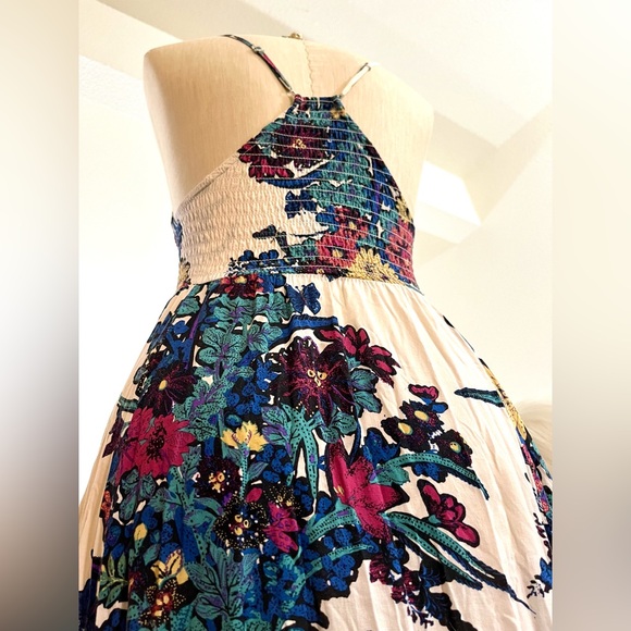 EUC XS/S Free People Floral Maxi Dress - Picture 6 of 9